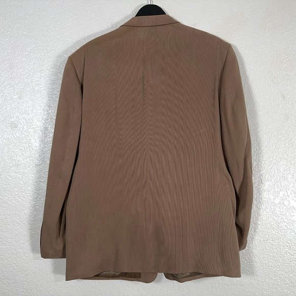 Alfani 100% Silk Corduroy Blazer in Light Brown Men's Size 46R - Picture 6 of 11